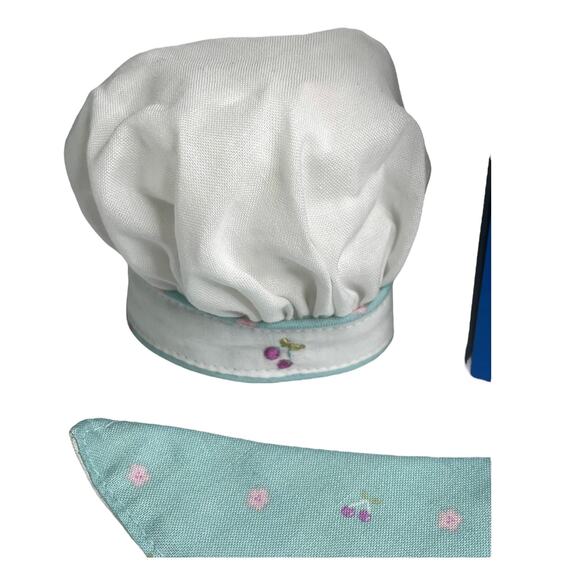 American Girl Today COCONUT COOKING ACCESSORIES Baking Chef Hat Scarf Cookie BOX - Picture 7 of 10